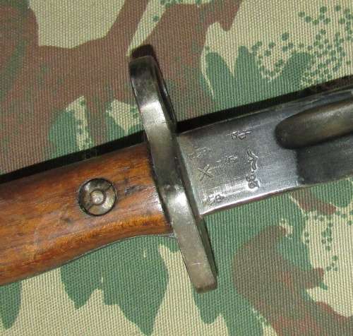 Pattern 1907 Bayonet with Scabbard