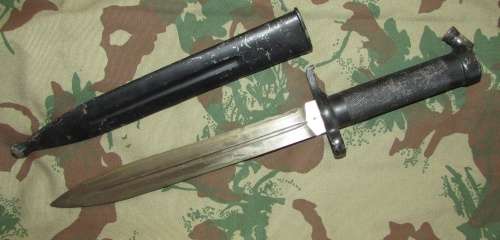 Swedish Mauser Bayonet with Scabbard