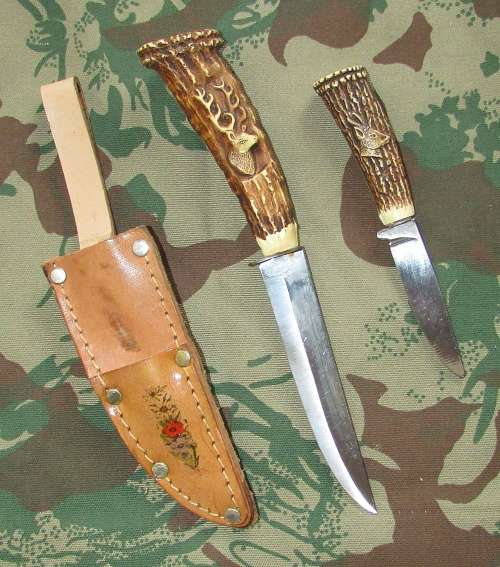 Very Nice Miniature Rostfrei Germany Knife Set