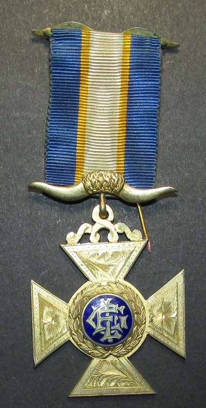 Hallmarked Silver Masonic Jewel - Total Weight 34 Grams