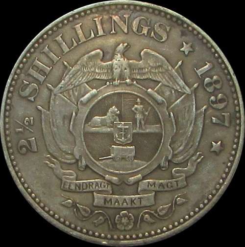 1897 ZAR Half Crown