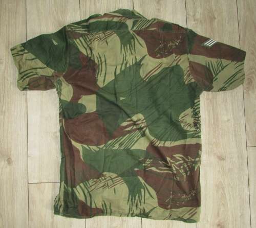 Rhodesia - Short Sleeve Shirt with Segeant Stripes - Top Condition