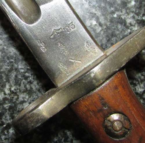 Pattern 1907 Bayonet with Scabbard