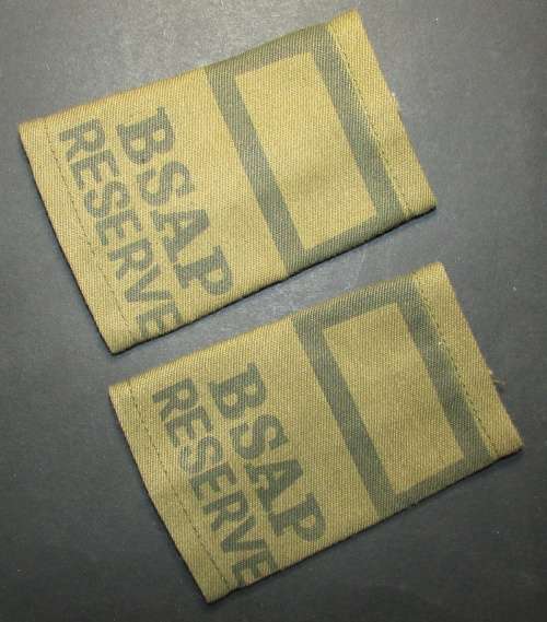 Rhodesia - BSAP Rank Epaulettes