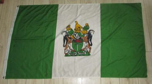 Rhodesia - Large Flag in Good Condition ( Measures 86CM by 144CM )