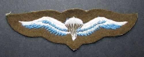 SADF - Early Parachute Wing ( Mint )