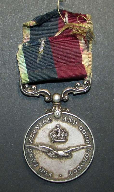 Full Size Royal Air Force Long Service and Good Conduct Medal to:523474 F Sgt S.Smith RAF