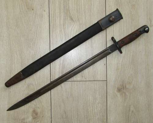 Pattern 1907 Bayonet with Scabbard ( Sanderson )