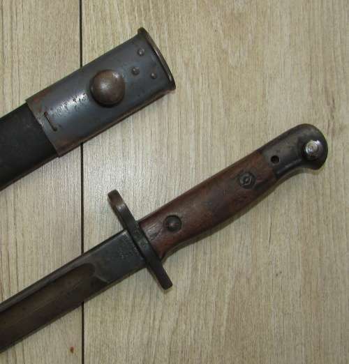 Pattern 1907 Bayonet with Scabbard ( Sanderson )