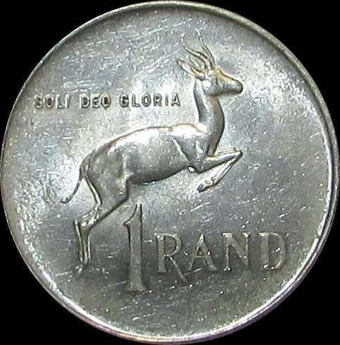 1966 Republic of South Africa Silver One Rand Piece