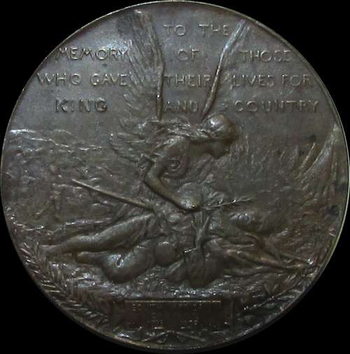 Great Britain: Anglo Boer War PAX Medal: They Gave their Lives for KING & Country (1899-1900)
