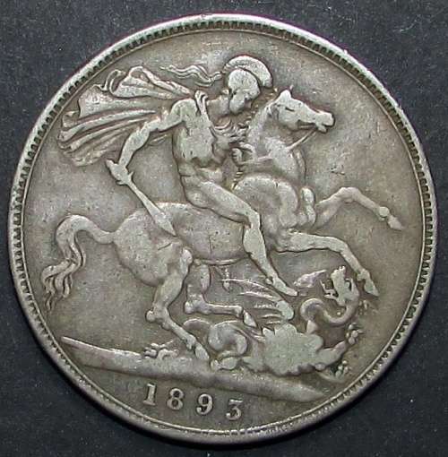 1893 Great Britain Silver Crown