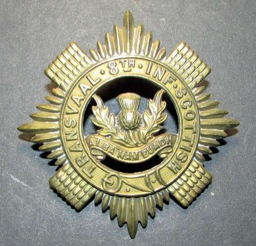 SADF - Transvaal Scottish Cap Badge