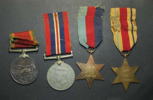 Full Size World War Two 8th Army Group of 4:180894 F.D Fleetwood