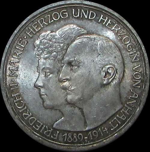 Germany 1911 .900 Silver Drei Mark - Good Looking Coin