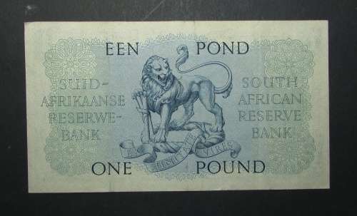 MH De Kock 1 Pound Banknote
