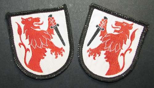 SADF - Koeberg Commando Shoulder Flash Pair