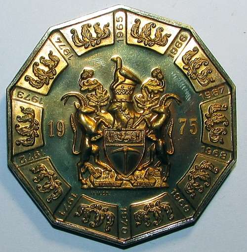 Boxed Rhodesian 10th Anniversary Independance Medal