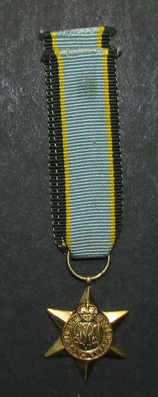 World War Two Air Crew Star Miniature Medal