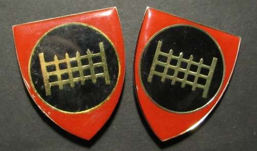 SADF - Meyerton Commando Shoulder Flash Pair