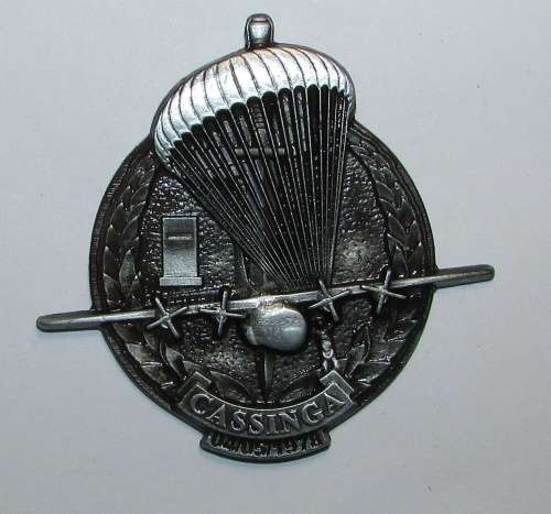 SADF - 1 Parachute/Battale for Cassinga Commemorative Badge - Number 083