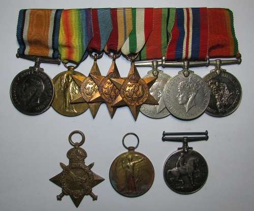 Withfield Family Group of 11 ( Rare Enslins Horse WW1 Trio - Only 130 Issued )