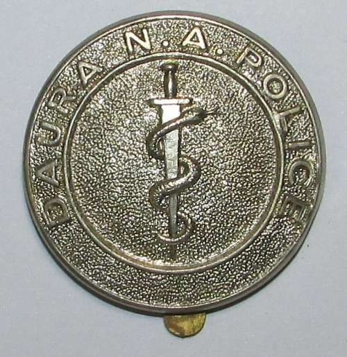 Nigeria Police Cap Badge ( Gaunt )