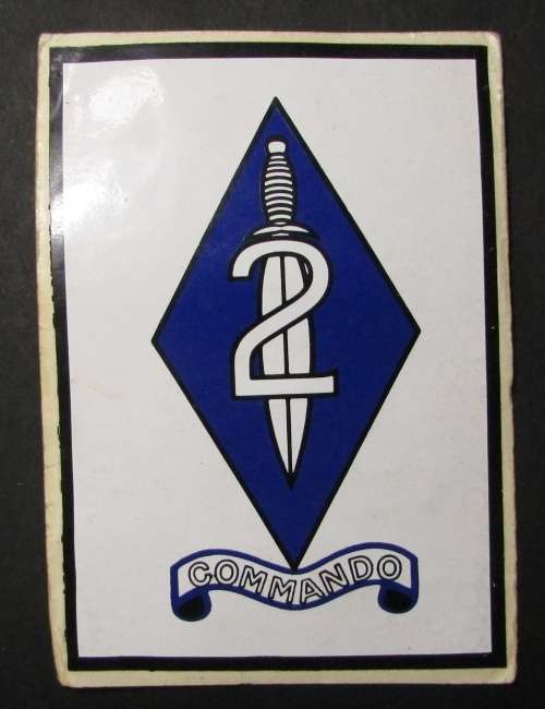 Rhodesia - Original Period 2 Commando Decal