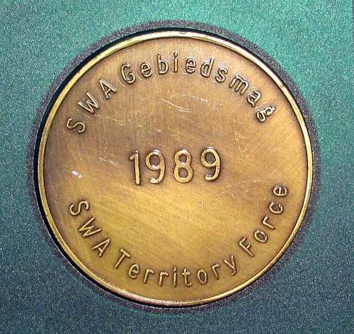 SADF - SWA Territory Forces Medal - Dated 1989