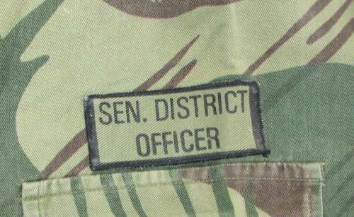 Rhodesia - Intaf ( Senior District Officer ) Combat Shortsleeve Shirt