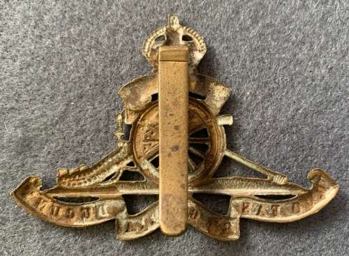 1st Army Group Royal Artillery Cap Badge