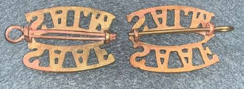 SAAF/SALM Air Force Shoulder Title Pair