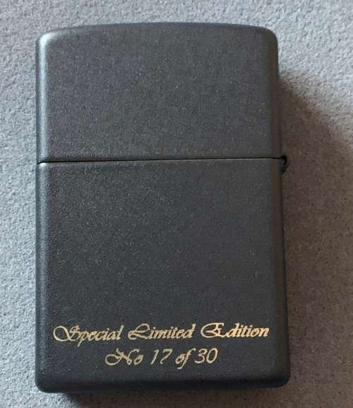 SA 4 Special Forces Regiment Commemorative Zippo Lighter - Number 17/30