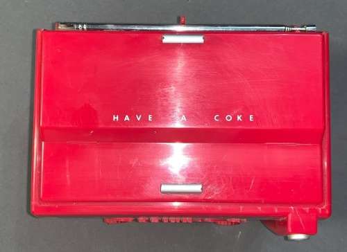 Vintage Retro Coca Cola Collectors Radio from the 1990`s