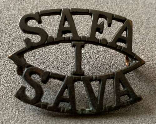 SADF - SAFA/SAVA Shoulder Titles