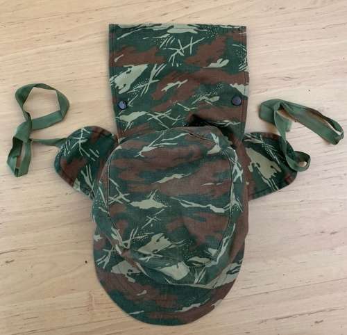 Border War Era - SWAPOL (Koevoet) Camo Flap Cap With Day-Glo