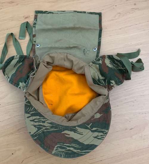 Border War Era - SWAPOL (Koevoet) Camo Flap Cap With Day-Glo