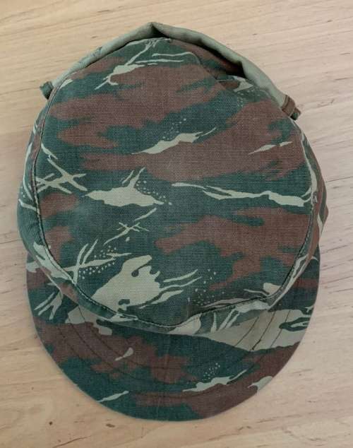 Border War Era - SWAPOL (Koevoet) Camo Flap Cap With Day-Glo