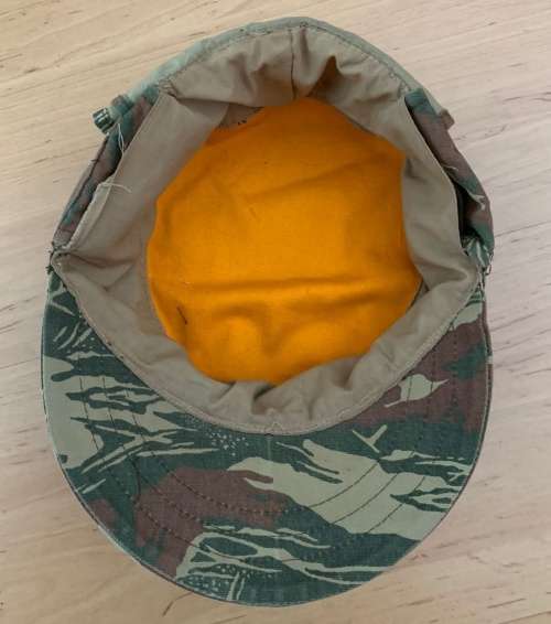 Border War Era - SWAPOL (Koevoet) Camo Flap Cap With Day-Glo