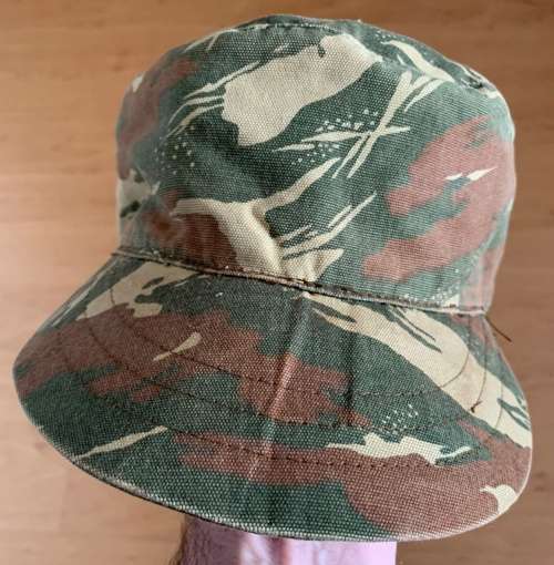 Border War Era - SWAPOL (Koevoet) Camo Flap Cap With Day-Glo