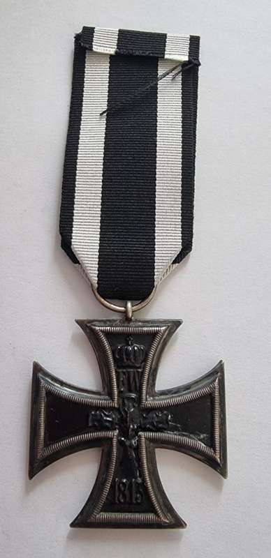 Full Size German World War One Iron Cross Second Class