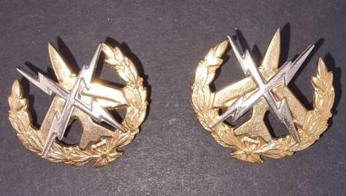 SADF - Air Force Air Traffic Control Breast Badge Pair