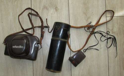 Vintage Minolta Camera and Lens Lot