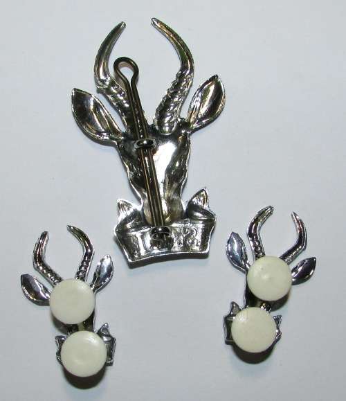 SADF - Infantry Cap and Collar Badge Set