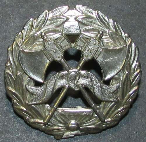 Fire Brigade Cap Badge
