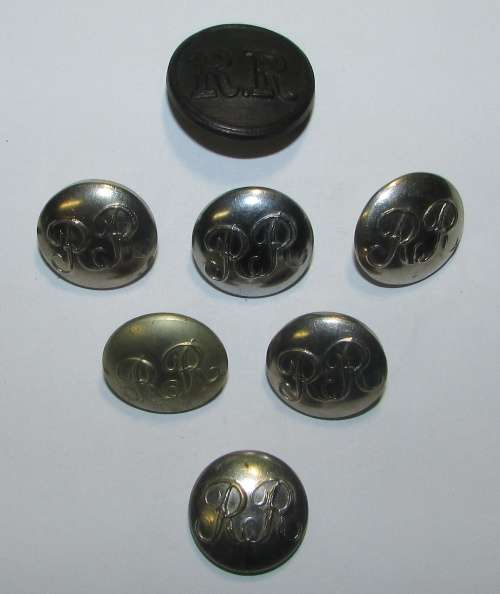 Rhodesian Railways Button Lot