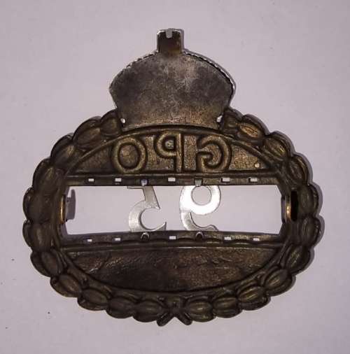 Vintage General Post Office Cap Badge