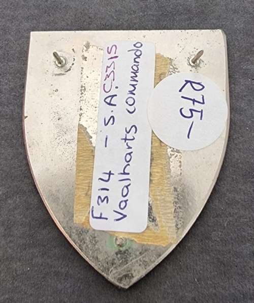 SADF - Vaalharts Commando Shoulder Flash