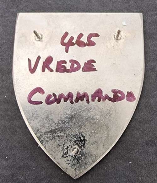 SADF - Vrede Commando Shoulder Flash