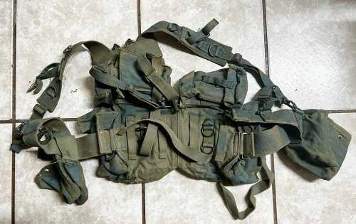 Rhodesian Army - Skeleton Webbing Lot ( Camoed)